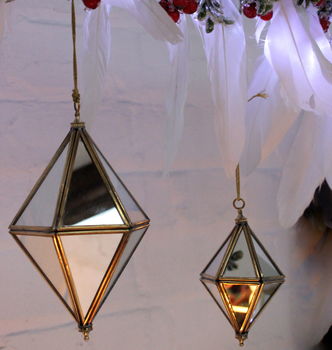 Gold And Mirrored Vintage Christmas Decoration, 2 of 7