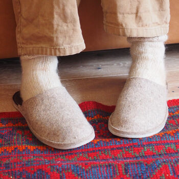 Handmade Personalised Felt Slippers, 2 of 11
