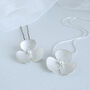 Sterling Silver Pearl Poppy Hairpin, Becomes A Pendant, thumbnail 1 of 5