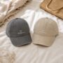 Personalised Mr And Mrs Surname Matching Caps, thumbnail 1 of 4