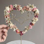 Personalised Autumn Dried Flower Cake Topper, thumbnail 6 of 6