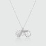 Gaia Sterling Silver Oyster Shell And Pearl Necklace, thumbnail 10 of 11