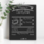 Personalised First Day Of School Chalkboard School Font, thumbnail 1 of 6