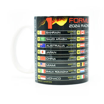 Formula One 2024 Calendar Rb Edition Mug, 6 of 6