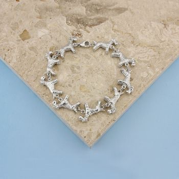 Schnauzer Bracelet In Sterling Silver, 2 of 3