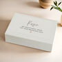 Personalised White Wooden Jewellery Box, thumbnail 1 of 7