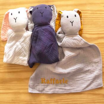New Mum Gift Box Set With Personalised Baby Comforter, 7 of 10