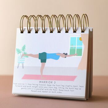 Daily Yoga Poses Desktop Flip Chart, 6 of 9