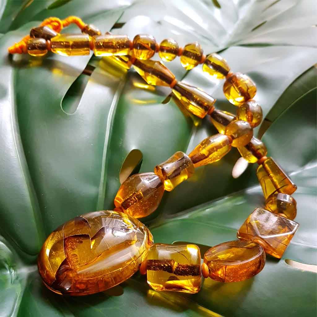 Chunky Resin Beaded Necklace By N'Damus London