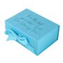 Turquoise Blue Personalised A5 Gift Box, thumbnail 2 of 4