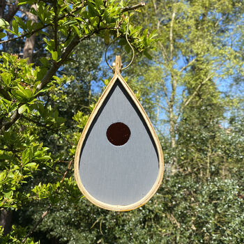 Teardrop Style Hanging Bird Nest Box, 2 of 8