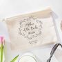 Personalised Wedding Bridal Party Cosmetic Makeup Bag, thumbnail 3 of 5