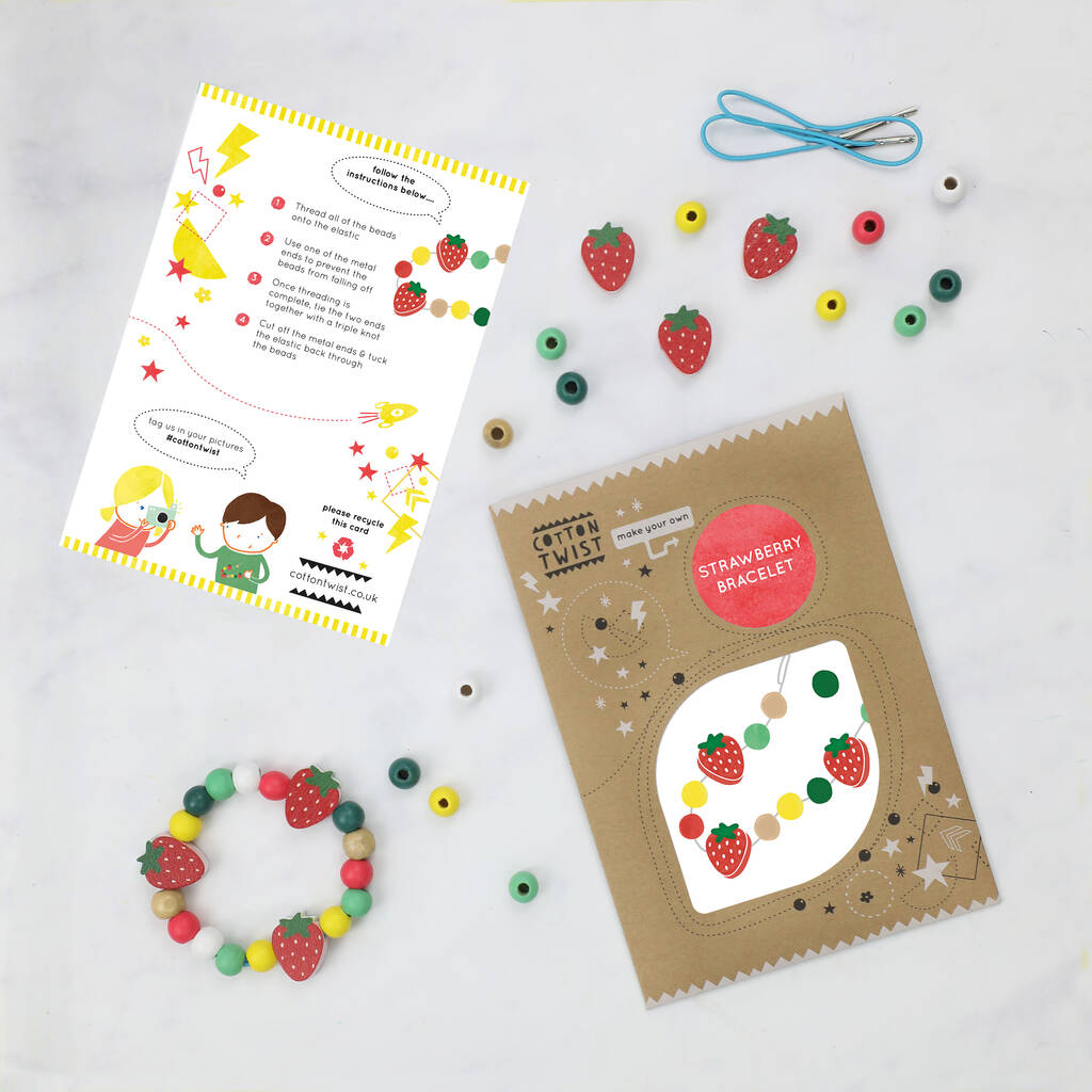 Make Your Own Strawberry Bracelet, 1 of 5