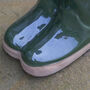 Personalised Forest Green Welly Boots Planter, thumbnail 6 of 10