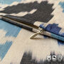 Ikat Handwoven Cushion Cover With Leaf Pattern, thumbnail 2 of 8