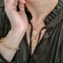 Double Layered Gold Plated Necklace Set, thumbnail 4 of 4