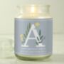 Personalised Floral Initial Candle Jar, thumbnail 5 of 5