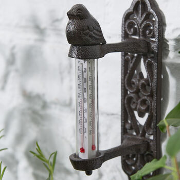 Cast Iron Garden Wall Thermometer, 3 of 6