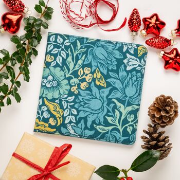 Blue Badge Permit Wallet In William Morris Mallow Teal, 5 of 6