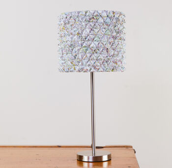 Southern France Folded Vintage Map Table Lamp, 2 of 4