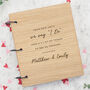 Personalised Scrapbook Engagement Wedding Planner Gift, thumbnail 1 of 6