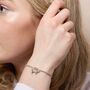 Personalised Sterling Silver Standing Cat Bracelet, thumbnail 1 of 4