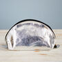 Personalised Metallic Wedding Makeup Bag, thumbnail 1 of 4