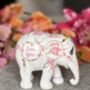 Hand Painted 'Blossom' Mother's Love Elephant, thumbnail 2 of 12