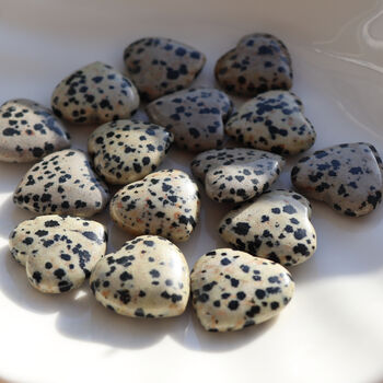 Dalmatian Jasper Crystal Heart For Protection, 3 of 6