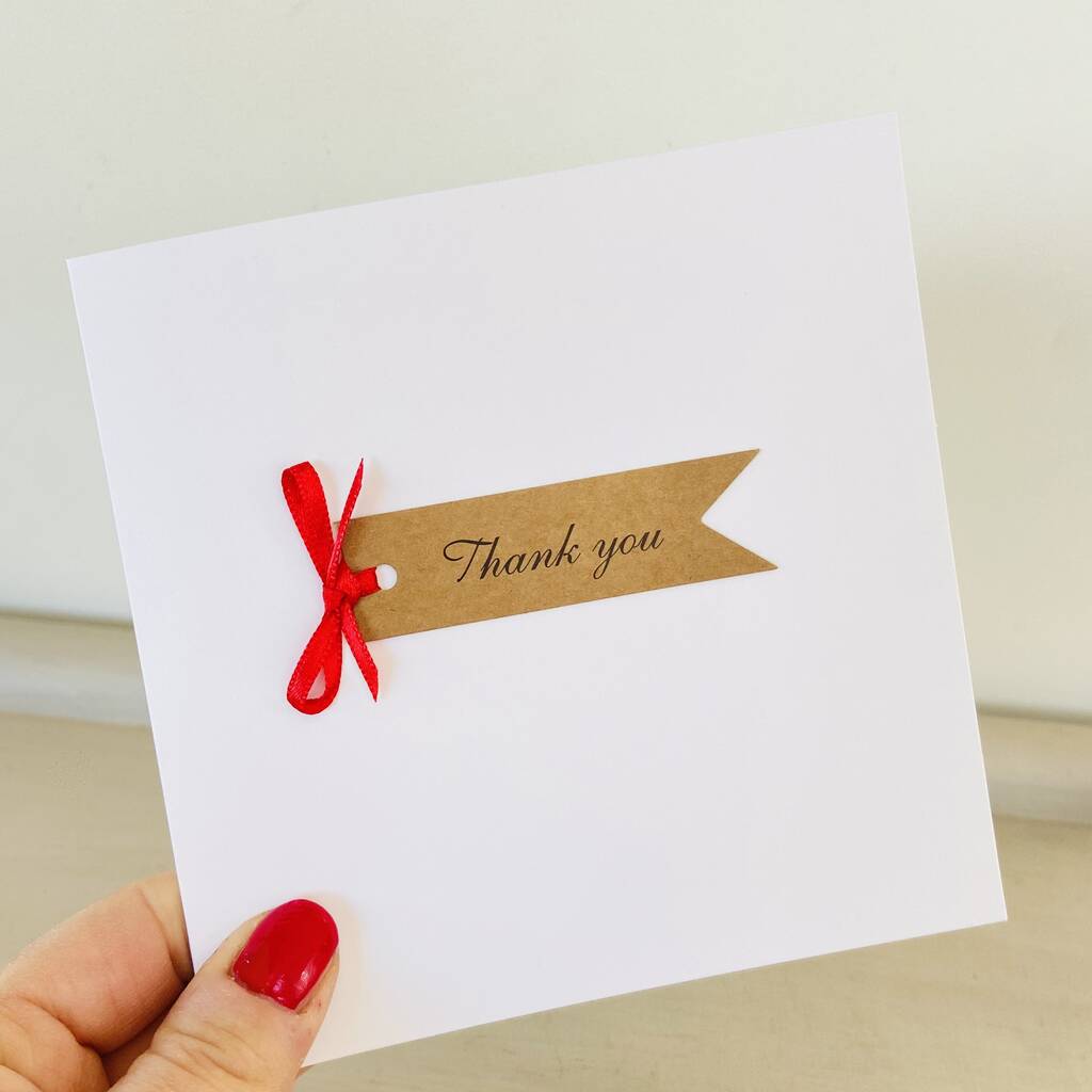 Thank You Card ~ Handmade, 1 of 4