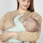 Women's Breastfeeding Brown Embroidered Sweatshirt, thumbnail 1 of 5