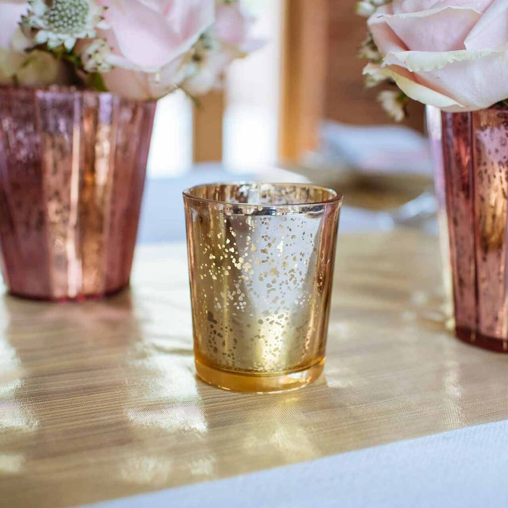 Antique Gold Tealight Holder By The Wedding of my Dreams