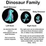 Personalised Dinosaur Socks Gift For Dad, thumbnail 3 of 4
