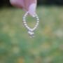 Sterling Silver Ball Bead Ring With Mini French Bulldog, thumbnail 5 of 8