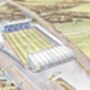 Raith Rovers Stark's Park Stadium Art Print, thumbnail 2 of 3