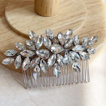Clear Crystal Hair Comb, 4 of 6