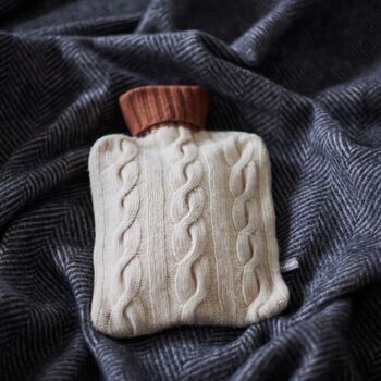 Cashmere Blend Hot Water Bottle Covers, 6 of 12