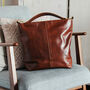 Leather Shoulder Bag, Tan, thumbnail 1 of 6