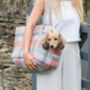 Mutts And Hounds Luxury Dog Carrier Macaroon Tweed, thumbnail 2 of 5