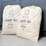 Personalised His And Hers Laundry Bag Set, thumbnail 1 of 2