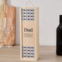 Personalised Blue Checkered Father's Day Drinks Box, thumbnail 1 of 3