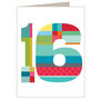 Mini Number Sixteen Card, thumbnail 2 of 5