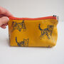 Kittens Soft Leather Make Up Bag, thumbnail 1 of 7