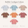 New Baby Cardigan, Babygrow And Hat Gift Set, thumbnail 9 of 12