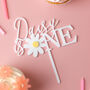 Daisy Flower First Birthday Personalised Cake Topper, thumbnail 1 of 9