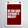 Elephant's Breath Print, thumbnail 2 of 4