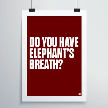 Elephant's Breath Print, 2 of 4