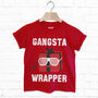Gangsta Wrapper Children's Christmas T Shirt, thumbnail 1 of 1