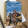 'Alexander The Great' Upcycled Notebook, thumbnail 1 of 4