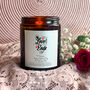Valentine’s Day Gift Love Story Personalised Candle, thumbnail 1 of 3